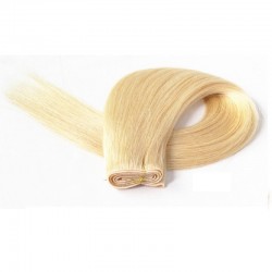 Skin Weft Hair Extensions, Colour #613 (Platinum Blonde), Made With Remy Indian Human Hair