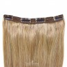 One Piece of Triple Weft, Clip in Hair Extensions, Color #12 (Light Brown), Made With Remy Indian Human Hair