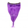 One Piece of Triple Weft, Clip in Hair Extensions, Color #Purple, Made With Remy Indian Human Hair