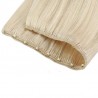 Micro Ring Weft Hair Extensions, Colour #60 (Lightest Blonde), Made With Remy Indian Human Hair