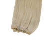 Micro Ring Weft Hair Extensions, Colour #60 (Lightest Blonde), Made With Remy Indian Human Hair