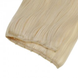 Micro Ring Weft Hair Extensions, Colour #613 (Platinum Blonde), Made With Remy Indian Human Hair