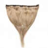 One Piece of Double Weft "Extra-Large", Clip in Hair Extensions, Color #10 (Golden Brown), Made With Remy Indian Human Hair