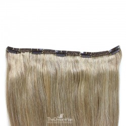 One Piece of Double Weft "Extra-Large", Clip in Hair Extensions, Color #14 (Dark Ash Blonde), Made With Remy Indian Human Hair