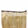One Piece of Double Weft "Extra-Large", Clip in Hair Extensions, Color #24 (Golden Blonde), Made With Remy Indian Human Hair