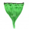 One Piece of Double Weft, Extra Large, Clip-in Hair Extensions, Color #Green, Made With Remy Indian Human Hair