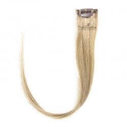One Piece of Funky Streak Weft, Clip in Hair Extensions, Color #16 (Medium Ash Blonde), Made With Remy Indian Human Hair