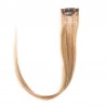 One Piece of Funky Streak Weft, Clip in Hair Extensions, Color #27 (Honey Blonde), Made With Remy Indian Human Hair