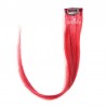 One Piece of Funky Streak Weft, Clip in Hair Extensions, Color #Red, Made With Remy Indian Human Hair