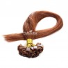 Pre-bonded Hair Extensions, Flat-Tip, Color #33 (Auburn), Made With Remy Indian Human Hair