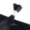 Bulk Hair Extensions, Colour #1 (Jet Black), Made With Remy Indian Human Hair