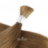 Bulk Hair Extensions, Colour #6 (Medium Brown), Made With Remy Indian Human Hair