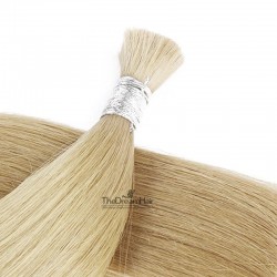 Bulk Hair Extensions, Colour #22 (Light Pale Blonde), Made With Remy Indian Human Hair