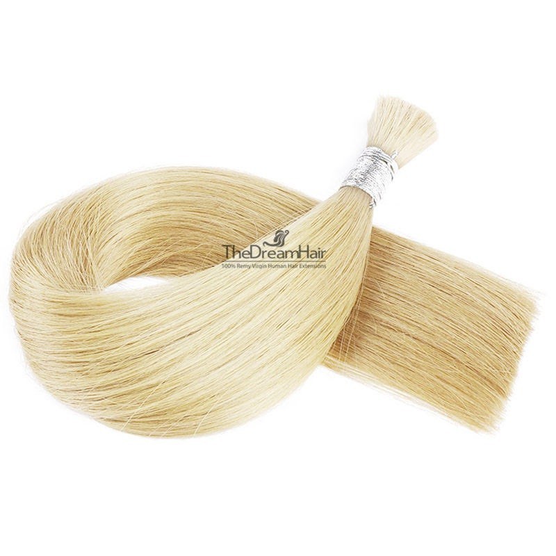 Bulk Hair Extensions, Colour #613 (Platinum Blonde)