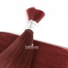Bulk Hair Extensions, Colour #530 (Red Wine), Made With Remy Indian Human Hair