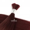 Bulk Hair Extensions, Colour #99j (Burgundy), Made With Remy Indian Human Hair