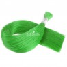 Bulk Hair Extensions, Colour #Green, Made With Remy Indian Human Hair