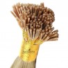 Pre-bonded Hair Extensions, Stick/I-Tip, Color #12 (Light Brown), Made With Remy Indian Human Hair