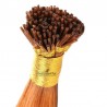 Pre-bonded Hair Extensions, Stick/I-Tip, Color #350 (Dark Copper Red), Made With Remy Indian Human Hair