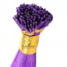 Pre-bonded Hair Extensions, Stick/I-Tip, Color #Purple, Made With Remy Indian Human Hair