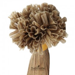 Pre-bonded Hair Extensions, Nail/U-Tip, Color #10 (Golden Brown), Made With Remy Indian Human Hair