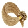 Pre-bonded Hair Extensions, Nail/U-Tip, Color #12 (Light Brown), Made With Remy Indian Human Hair