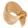 Pre-bonded Hair Extensions, Nail/U-Tip, Color #27 (Honey Blonde), Made With Remy Indian Human Hair
