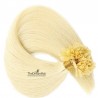 Pre-bonded Hair Extensions, Nail/U-Tip, Color #60 (Lightest Blonde), Made With Remy Indian Human Hair