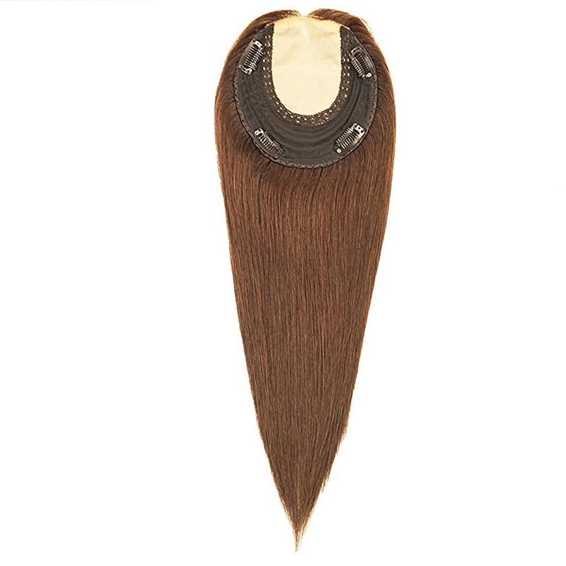 Crown Topper Hair Extensions, Colour 30 (Dark Auburn)