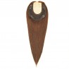 Crown Topper Hair Extensions, Colour #30 (Dark Auburn), Made With Remy Indian Human Hair