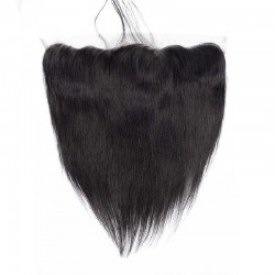 Lace Frontal Closure (13x4) Hair Extensions, Colour #1 (Jet Black), Made With Remy Indian Human Hair