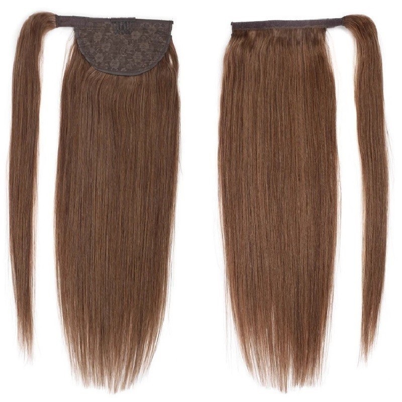 Wrap Around Ponytail Hair Extensions, Colour #4 (Dark Brown)