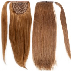 Wrap Around Ponytail Hair Extensions, Colour #10 (Golden Brown), Made With Remy Indian Human Hair
