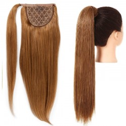 Wrap Around Ponytail Hair Extensions, Colour #10 (Golden Brown), Made With Remy Indian Human Hair