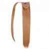 Wrap Around Ponytail Hair Extensions, Colour #12 (Light Brown), Made With Remy Indian Human Hair