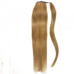 Wrap Around Ponytail Hair Extensions, Colour #14 (Dark Ash Blonde), Made With Remy Indian Human Hair