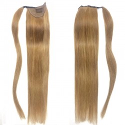 Wrap Around Ponytail Hair Extensions, Colour #16 (Medium Ash Blonde), Made With Remy Indian Human Hair