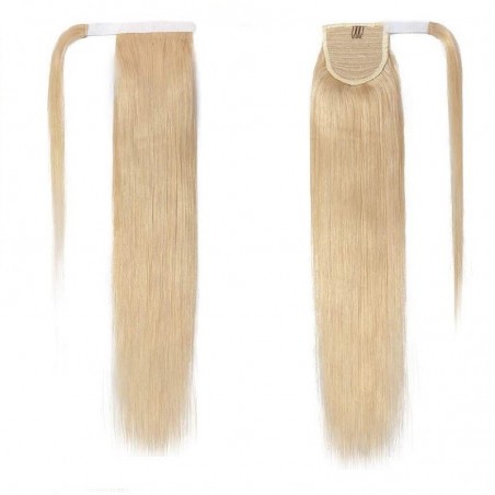 Wrap Around Ponytail Hair Extensions, Colour #22 (Light Pale Blonde), Made With Remy Indian Human Hair