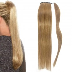 Wrap Around Ponytail Hair Extensions, Colour #16 (Medium Ash Blonde), Made With Remy Indian Human Hair