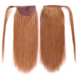 Wrap Around Ponytail Hair Extensions, Colour #33 (Auburn), Made With Remy Indian Human Hair
