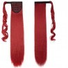 Wrap Around Ponytail Hair Extensions, Colour #Red, Made With Remy Indian Human Hair