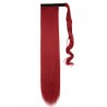 Wrap Around Ponytail Hair Extensions, Colour #Red, Made With Remy Indian Human Hair