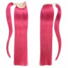 Wrap Around Ponytail Hair Extensions, Colour #Pink, Made With Remy Indian Human Hair