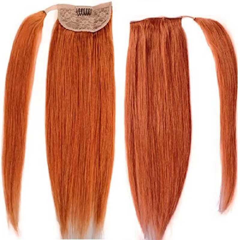 Wrap Around Ponytail Hair Extensions, Colour #350 (Dark Copper Red)