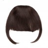Blend in Fringe/Bangs Hair Extensions, Colour #2 (Darkest Brown), Made With Remy Indian Human Hair