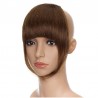 Blend in Fringe/Bangs Hair Extensions, Colour #4 (Dark Brown), Made With Remy Indian Human Hair
