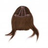 Blend in Fringe/Bangs Hair Extensions, Colour #4 (Dark Brown), Made With Remy Indian Human Hair
