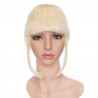 Blend in Fringe/Bangs Hair Extensions, Colour #613 (Platinum Blonde), Made With Remy Indian Human Hair