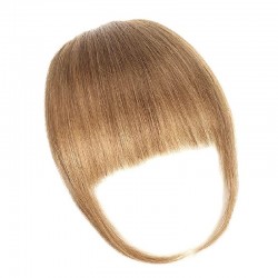 Blend in Fringe/Bangs Hair Extensions, Colour #10 (Golden Brown), Made With Remy Indian Human Hair