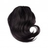 Sweeping Side Fringe/Bangs Hair Extensions, Colour #1 (Jet Black), Made With Remy Indian Human Hair